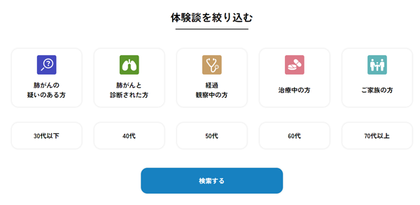 体験談を絞り込む