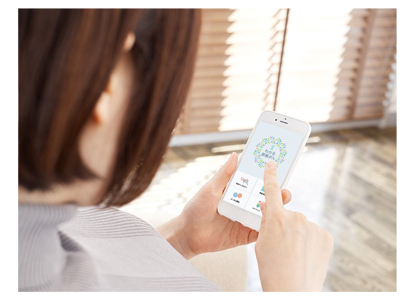 LINE アカウント「わかる卵巣がん」を使用する女性